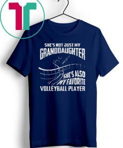Funny Volleyball Player Gift She's Not Just My Granddaughter T-Shirt