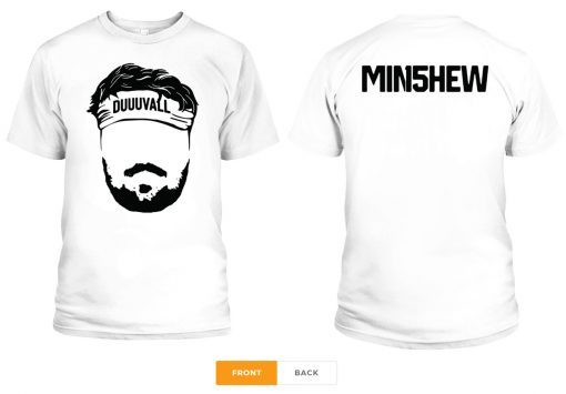 GARDNER MINSHEW DUVAL DUUUVALL SHIRT FONT AND BACK