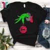 Grinch Hand Holding Dachshund Christmas Shirt