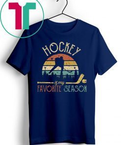 HOCKEY IS MY FAVORITE SEASON VINTAGE T-SHIRT