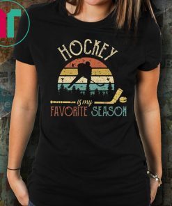 HOCKEY IS MY FAVORITE SEASON VINTAGE T-SHIRT