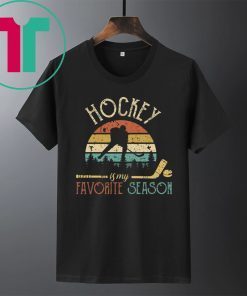 HOCKEY IS MY FAVORITE SEASON VINTAGE T-SHIRT