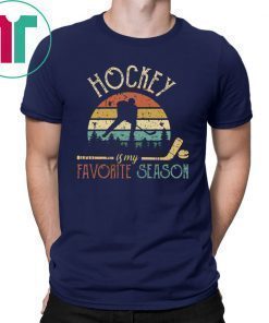 HOCKEY IS MY FAVORITE SEASON VINTAGE T-SHIRT