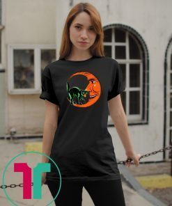 Halloween Beistle Cat on the Moon Horror shirt