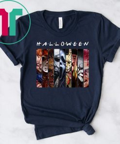 Halloween Friends Horror Characters Tee Shirt