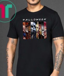Halloween Friends Horror Characters Tee Shirt