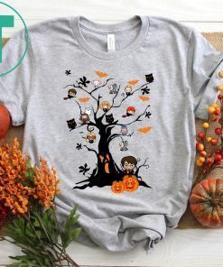 Halloween Harry Potter Tree T-Shirt For Mens Womens