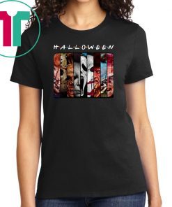 Halloween Horror Charaters Friends T-shirt