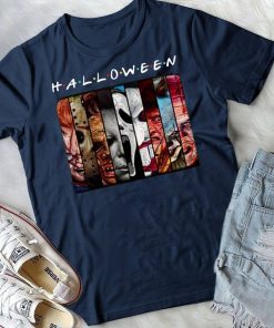 Halloween Horror Charaters Friends T-shirt