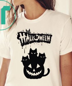 Halloween Pumpkin Cats Shirt