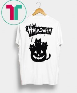 Halloween Pumpkin Cats Shirt