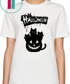 Halloween Pumpkin Cats shirt