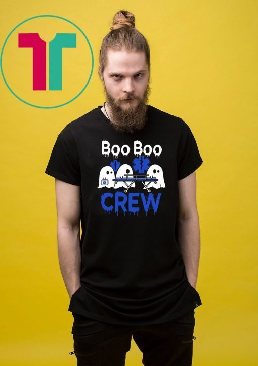 Halloween boo boo crew ghost paramedic shirt