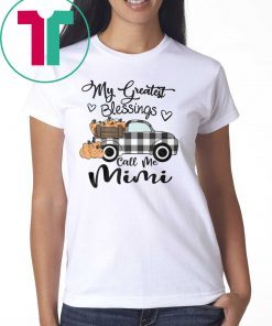 Halloween car pumpkin my greatest blessings call me mimi shirt