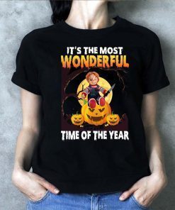 Halloween chucky it's the most wonderful time of the year shirt