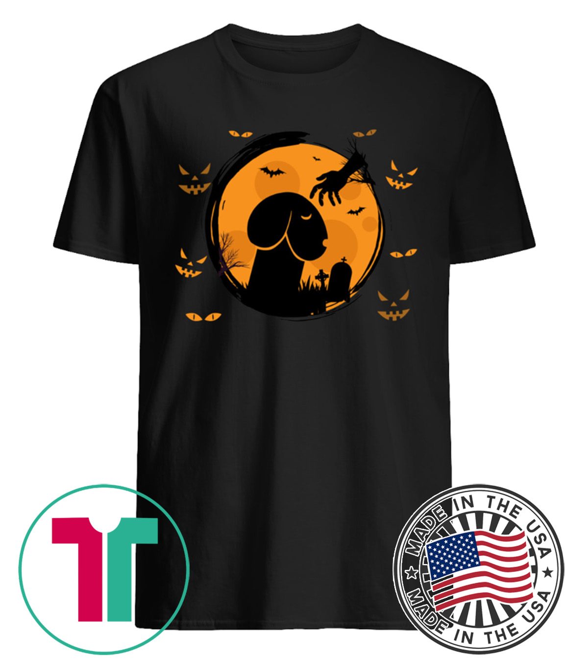 Halloween dickhead dog Tee Shirt