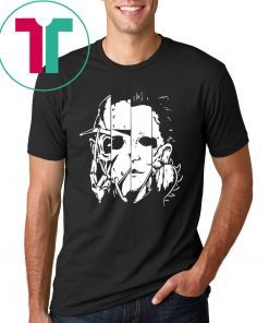 Halloween horror movie characters mashup shirt