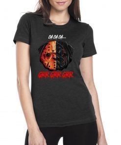 Halloween jason voorhees pitbull shirt