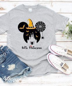 Halloween minnie mouse batty castle his princess Shirt