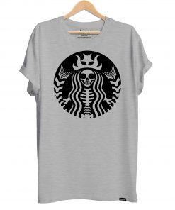 Halloween starbucks skeleton shirt