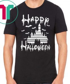 Happy Halloween Disney Castle Kid T-shirt