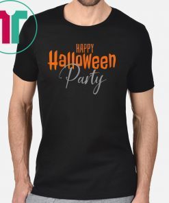 Happy Halloween Party Costume T-Shirt Short Sleeve Graphic T-Shirt