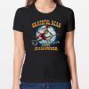Happy Halloween Skeleton And Bear Riding Broomstick Grateful Dead T-shirt