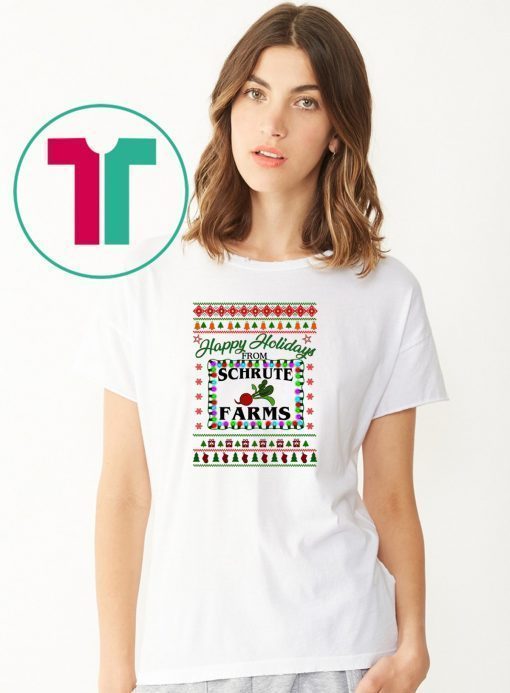 Happy holidays from Schrute farms Christmas T-Shirt