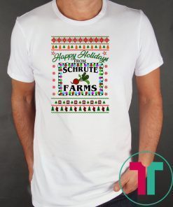 Happy holidays from Schrute farms Christmas T-Shirt