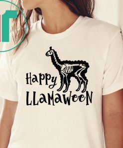 Happy llamaween Funny Halloween Shirt