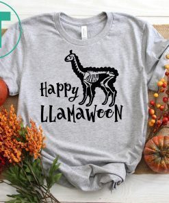 Happy llamaween Funny Halloween Shirt