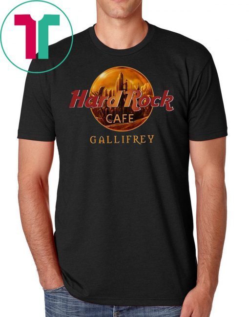 Hard rock cafe gallifrey shirt