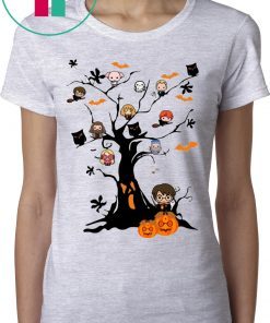 Halloween Harry Potter Tree T-Shirt