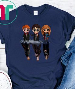 Harry potter characters chibi water mirror reflection shirt