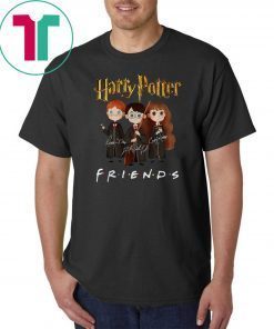 Harry potter characters friends tv show signatures shirt