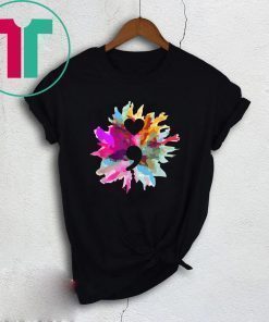 Heart Shape Semicolon Gift Suicide Prevention Awareness T-Shirt