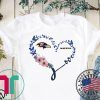 Heart butterfly love baltimore ravens Shirt