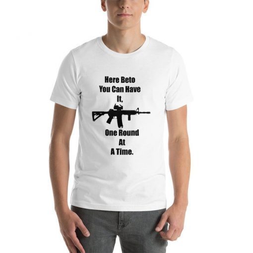 One Round At A Time Beto O'Rourke Robert Francis AR-15 Bella Canvas Limited Edition Shirt