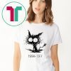 Hiss Off Black Cat Shirts