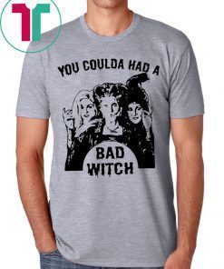 Halloween Hocus Pocus you coulda had a bad witch t-shirt