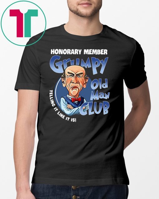 Honorary member grumpy old man club telling it like it is men's shirt