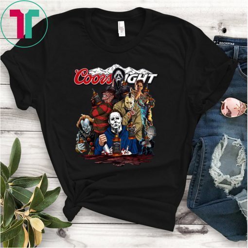 Horror Characters Coors Light Shirt