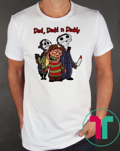 Horror Characters Ded Dedd n Deddy shirts