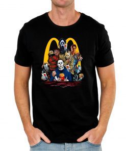 Horror Movie Characters MCdonald Shirt