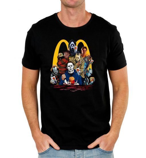 Horror Movie Characters MCdonald Shirt