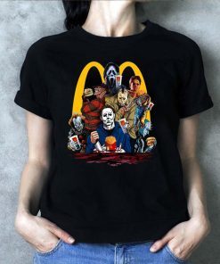 Horror Movie Characters MCdonald Shirt