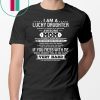 I Am A Lucky Daughter I'm Raised By A Freaking Awesome Mom T-shirt
