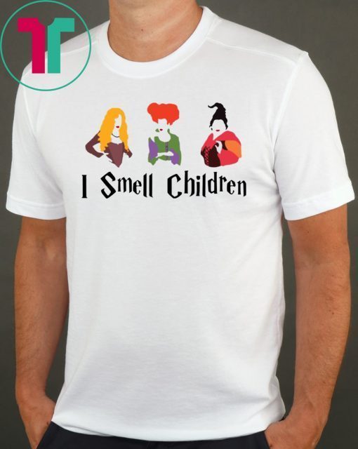 I Smell Children Hocus Pocus Three Witches Halloween Shirt