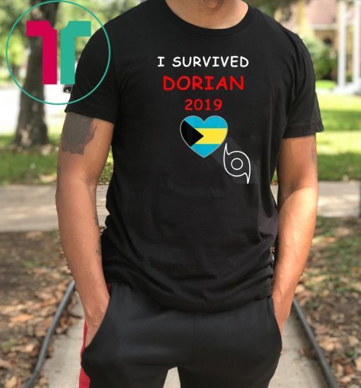 I Survived Hurricane Dorian 2019 Bahamas T-shirt