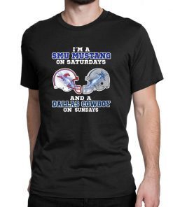 I'm a smu mustang on saturdays and a dallas cowboy on sundays Shirt